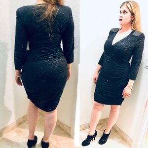Rachel Roy’s Stunning Ruched Up Middi Dress